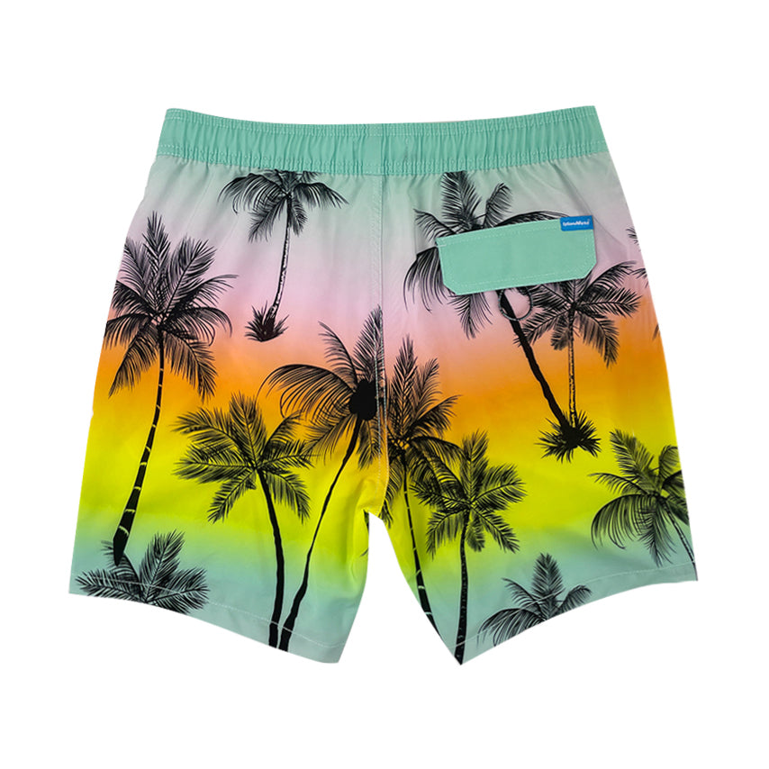 6“ Stretch Printed Volley Shorts-TAHITI