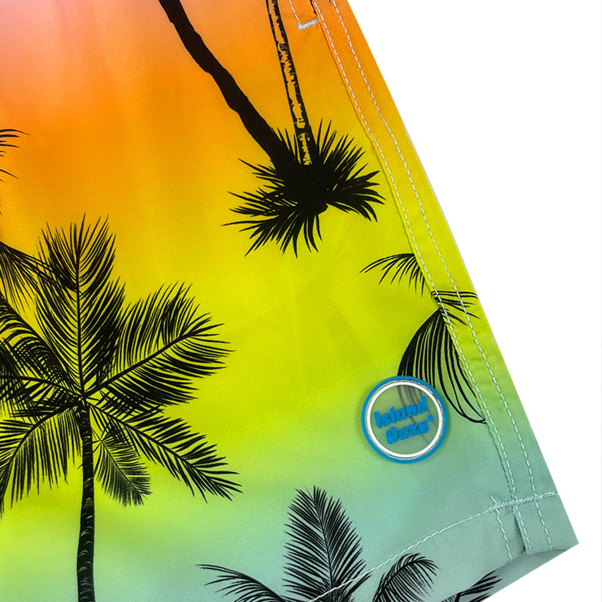 6“ Stretch Printed Volley Shorts-TAHITI