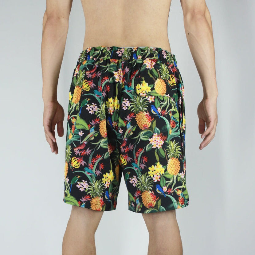 Seise Monogram Print Swim Trunks